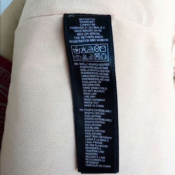 (SOLD) FOREVER XXI Champagne Sequin Dress Size M - Picture 4 of 6